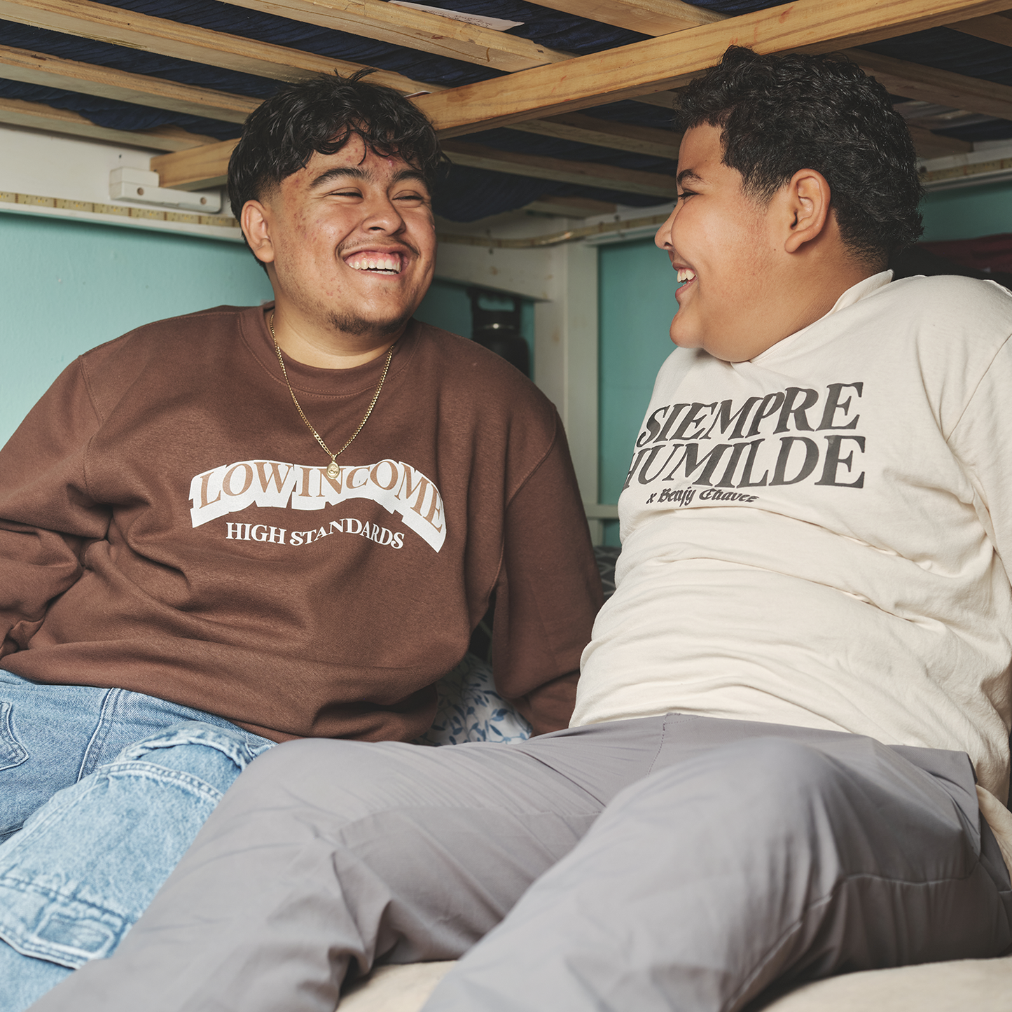 low income x high standards sweatshirt