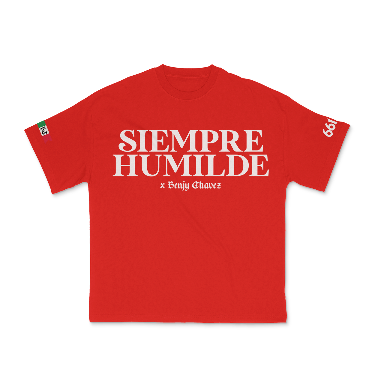 siempre humilde t shirt red